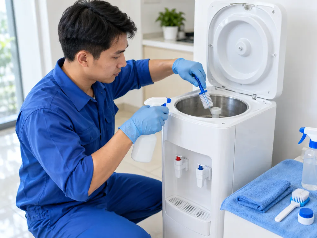 Dispenser cleaning